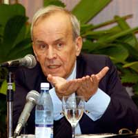 Presidente del Parlamento cubano, Ricardo Alarc&oacute;n